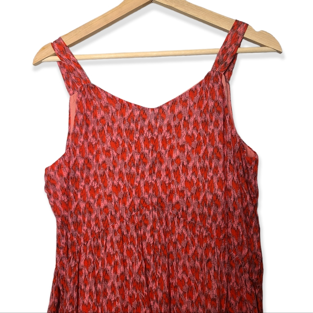 Joie Bondi Animal Print Midi Dress in Tea Rose - Picture 6 of 10